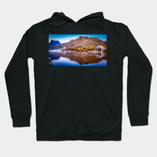 The Boatshed, Dove Lake, Cradle Mountain, Tasmania. Hoodie